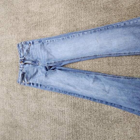 Garage Jeans Blue Flare Pockets Women’s Size 00 - Picture 5 of 9